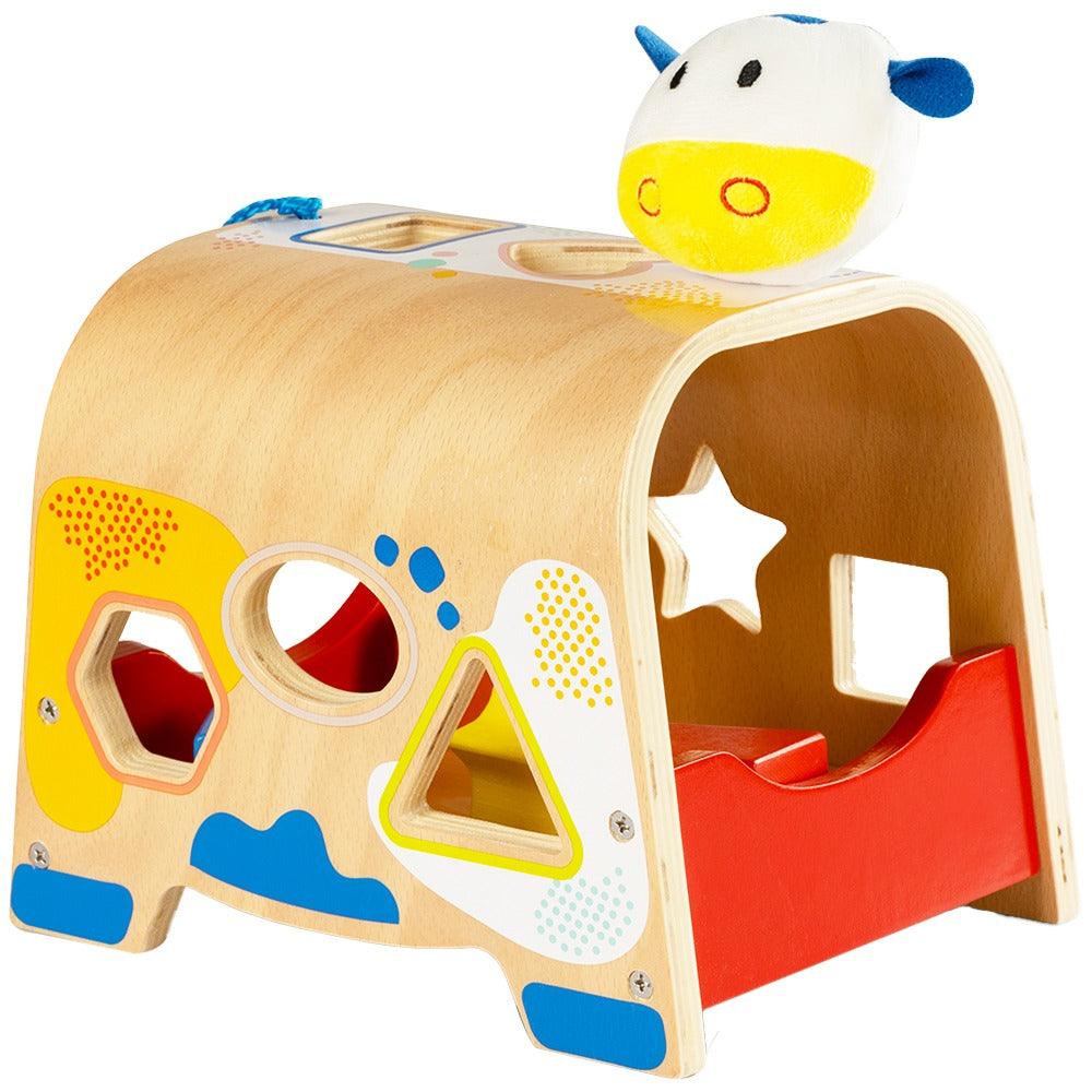 Moo Shape Sorter Toy - Barnshenn