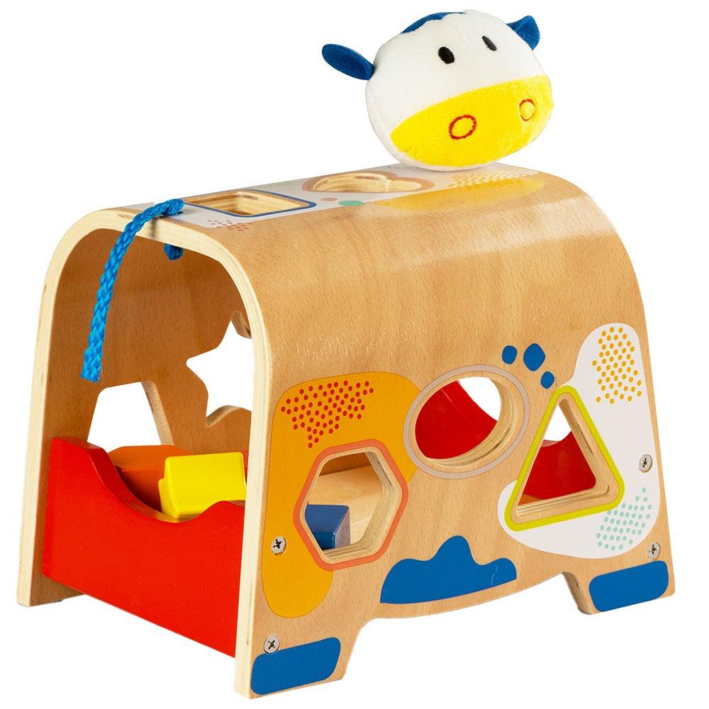 Moo Shape Sorter Toy - Barnshenn