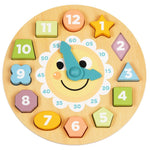 Wooden Clock Toy - Barnshenn