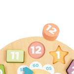 Wooden Clock Toy - Barnshenn