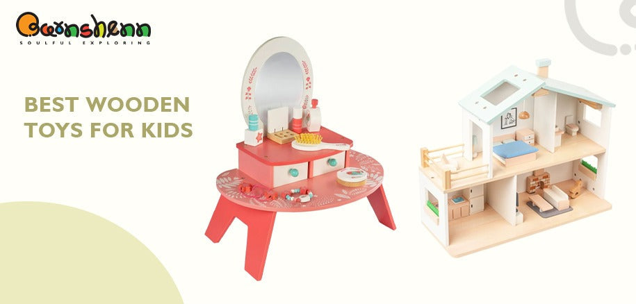 Barnshenn best wooden toys for kids is encouraging imaginative play, creativity and learning