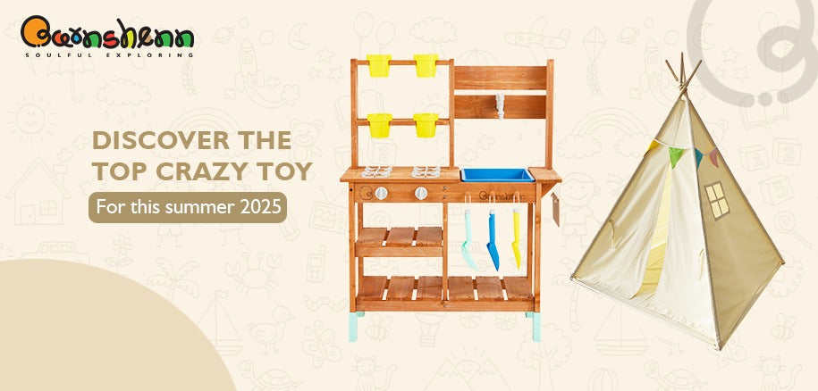 Discover the top crazy toys for summer 2025 with Barnshenn's Mud Kitchen for Kids and outdoor play essentials. Perfect for imaginative fun and summer activities in the backyard.
