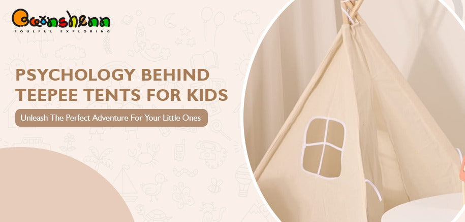 Dive into the psychology behind the beautiful and elegant teepee tents for kids. With a window on the side to its modern minimalistic colour, it appeals to little ones like nothing else.
