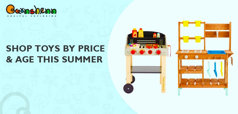 Shop by price and age to find the ideal wooden toys for your little ones, making outdoor adventures unforgettable this season.