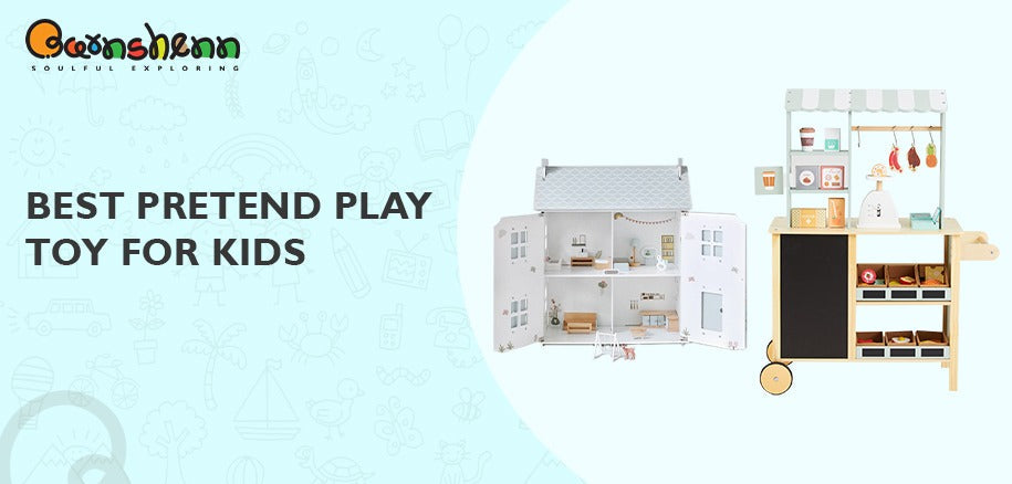 Wooden Dolls House and Pretend Play Kitchen is a perfect for kids imaginative play. This beautifully wooden dollhouse toys, fostering role-playing, motor skills, and storytelling fun.