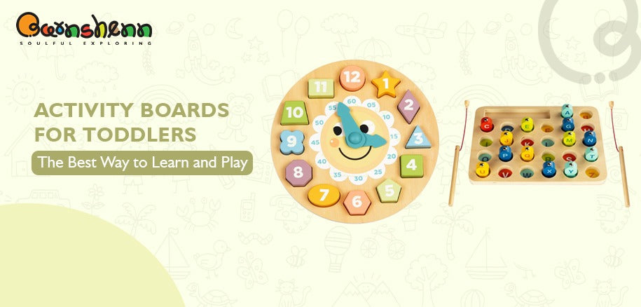 Wooden activity boards for toddlers, perfect for interactive learning and play. Explore Barnshenn's collection of engaging toys designed to promote fun and learning. The best choice for parents seeking quality wooden toys for toddlers.