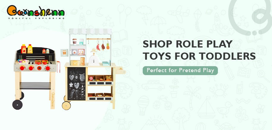 Wooden role-play toys for toddlers is perfect for pretend play. These toys inspire creativity and exploration in young children.