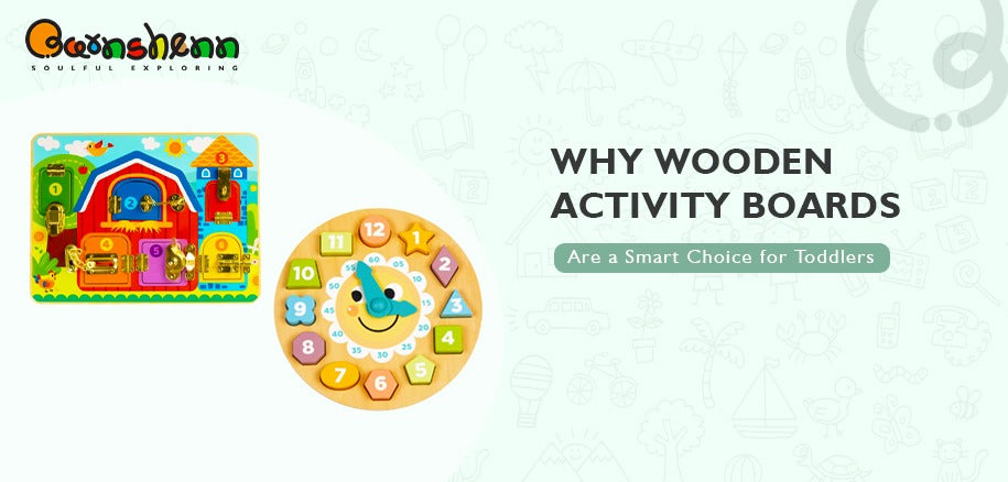 Wooden activity boards are a smart choice for early development, combining fun with skill-building. Ideal for enhancing motor skills, problem-solving, and time-telling, they are perfect for toddlers’ playful learning adventures.