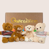 The 4-Pack Soft Teddy Bears come beautifully packaged, making them an excellent gift for birthdays, holidays, or any special occasion. With four cuddly companions in one pack, they’re sure to bring joy to any child.