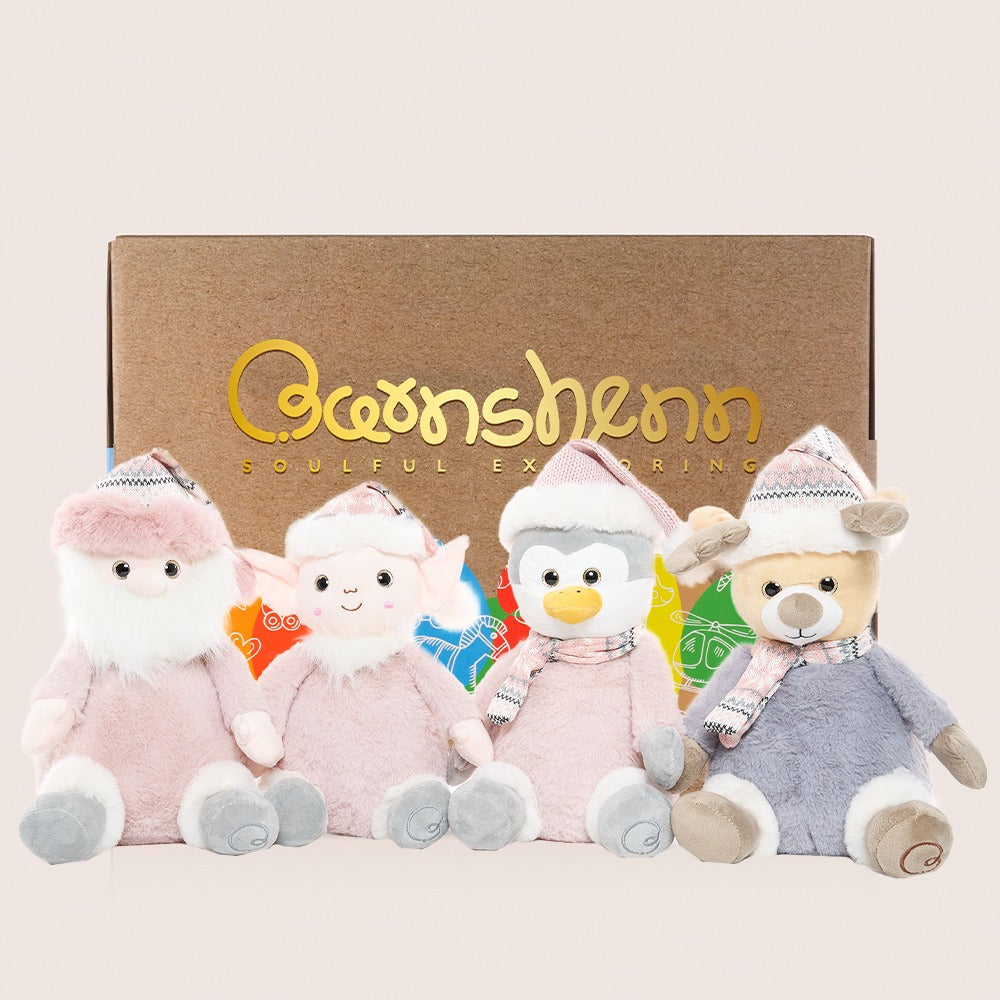 The 4pcs Animal Plush Toys come beautifully packaged, making them an excellent gift for birthdays, holidays, or any special occasion. With four cuddly companions in one pack, they’re sure to bring joy to any child.