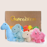 The 4pcs Dinosaur Plush Toys come beautifully packaged, making them an excellent gift for birthdays, holidays, or any special occasion. With four cuddly companions in one pack, they’re sure to bring joy to any child.