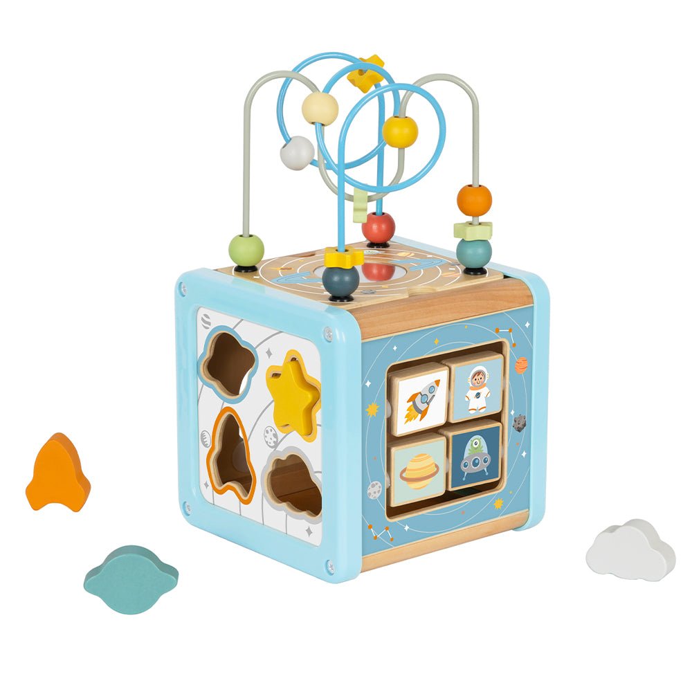 Activity Play Cube - Space Theme - Barnshenn