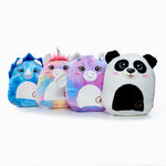 The front view of the 4pcs Squishy Plush Toys showcases a charming set of soft, squishy animal designs. Made from ultra-soft materials, they’re suitable for children of all ages. These squishy plush toys offer comfort and relaxation, making them perfect f