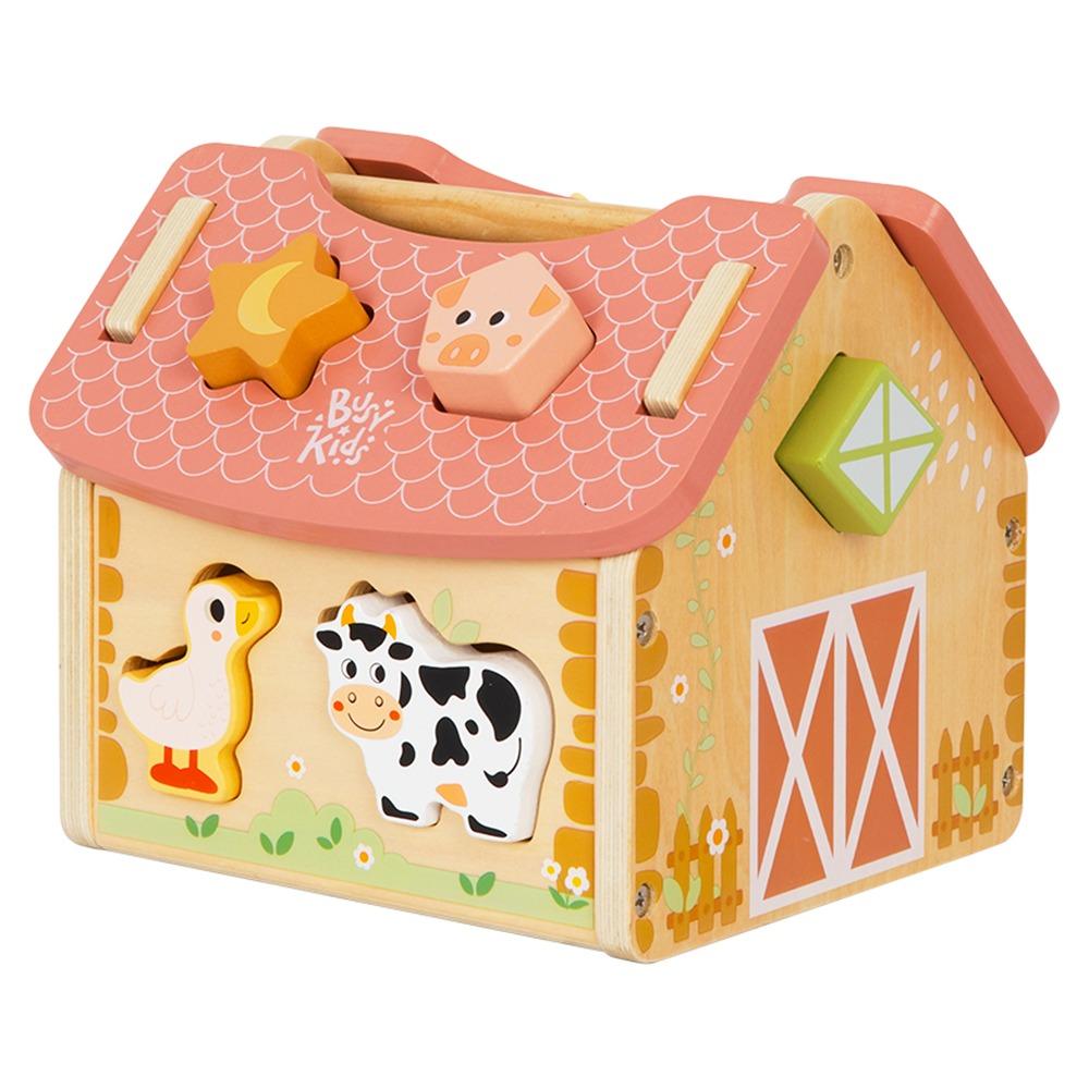 Farm Shape House Puzzle - Barnshenn