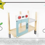 From an electric stove to a sink, oven, and various play utensils, the Barnshenn Kids Play Kitchen set has everything to delight your little chefs and provide them with a wholesome cooking experience. Designed with eco-friendly practices, the kid's kitchen toy has been crafted to make children learn while having fun. 

With a range of high-quality delightful cooking accessories like a salt and pepper shaker, the toy kitchen serves as an ideal play centre for kids to interact and develop their social skills.