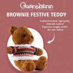 Festive Brownie - 30cm Teddy Bear - Barnshenn