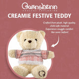 Festive Creamie - 30cm Teddy Bear - Barnshenn