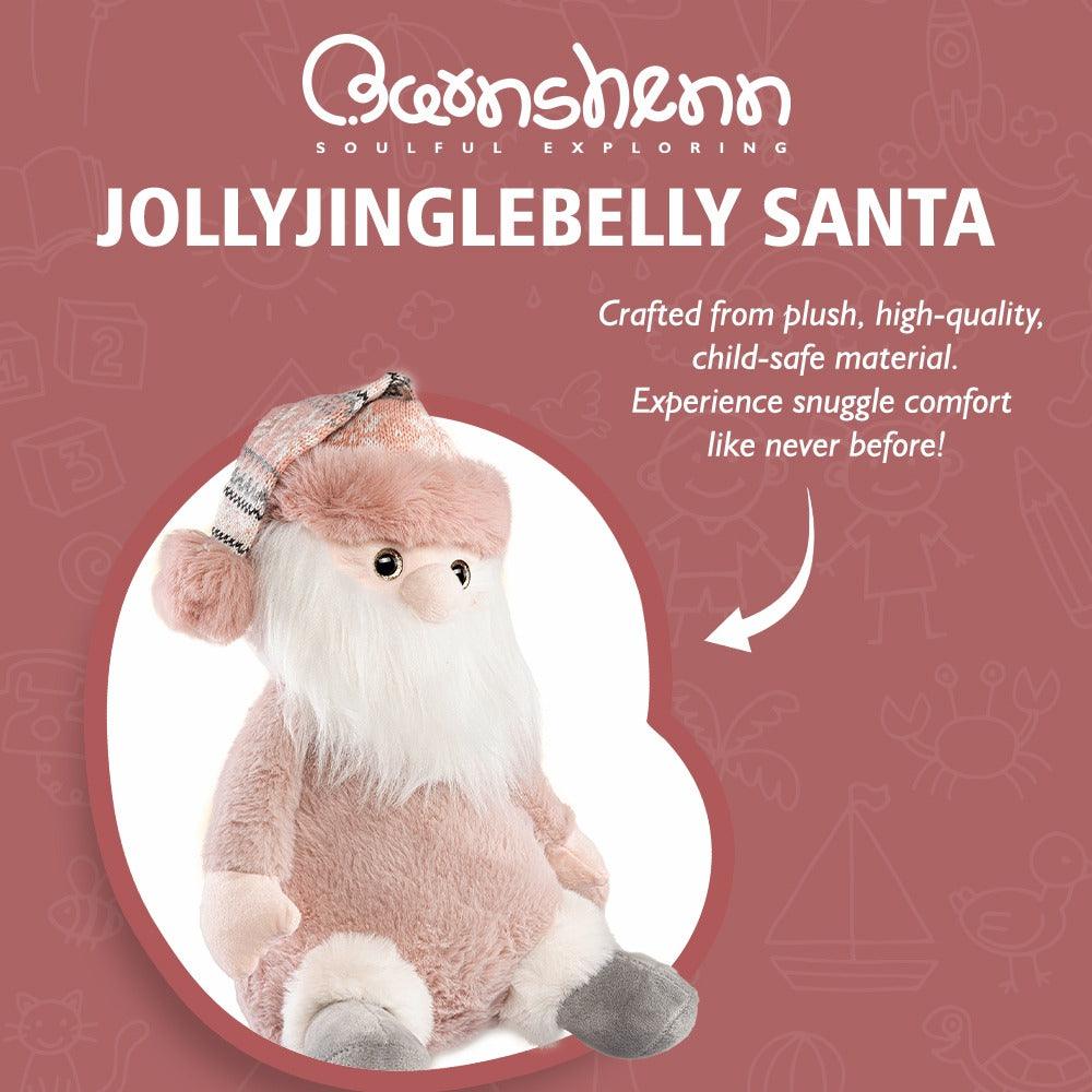 Jingle Bell Santa - 32cm Teddy Bear - Barnshenn