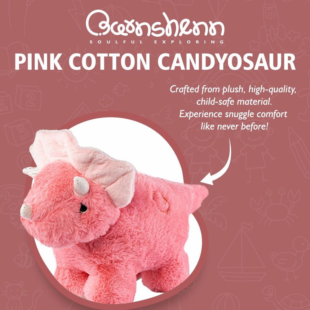 Pink Candy Dinosaur - 38cm Soft Toy - Barnshenn