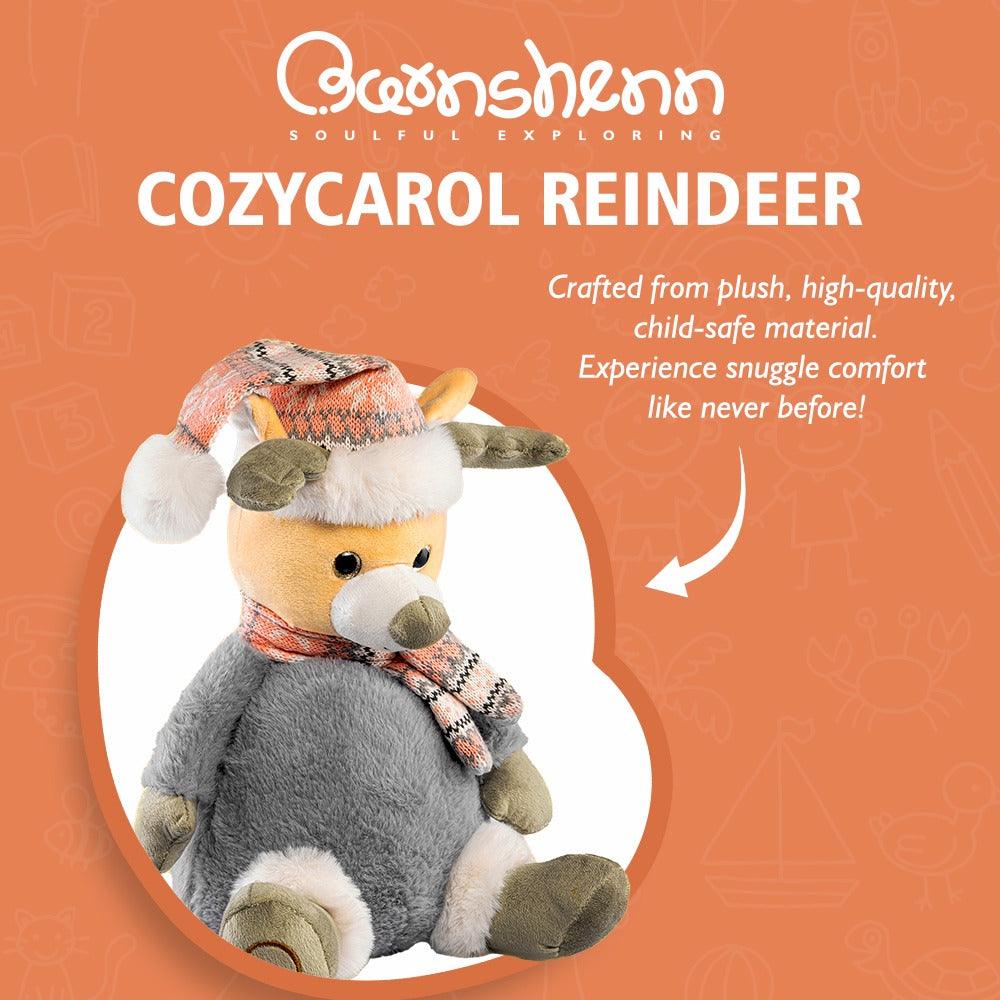 Cozy Carol Reindeer - 32cm Animal Toy - Barnshenn