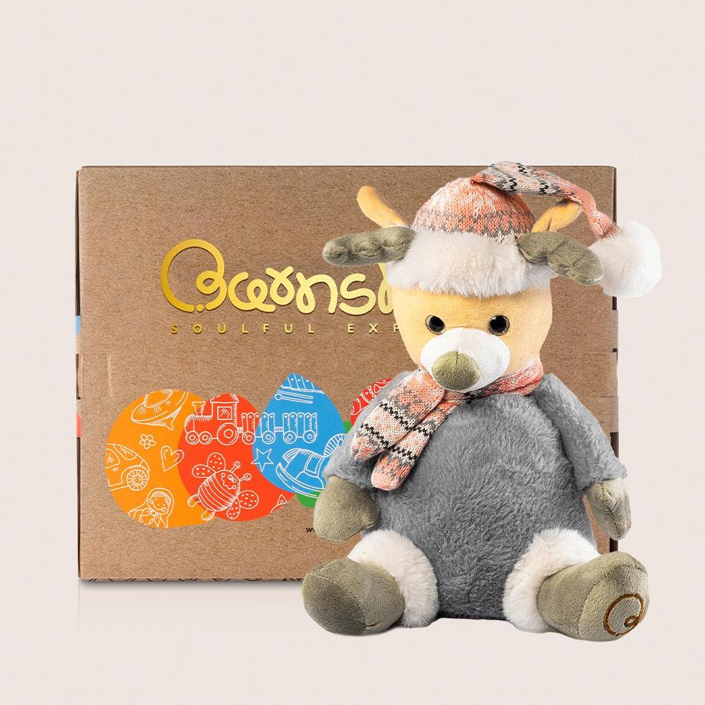 Cozy Carol Reindeer - 32cm Animal Toy - Barnshenn