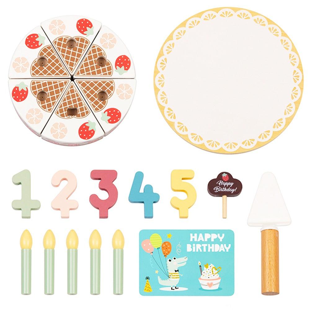 Wooden Birthday Cake - Barnshenn