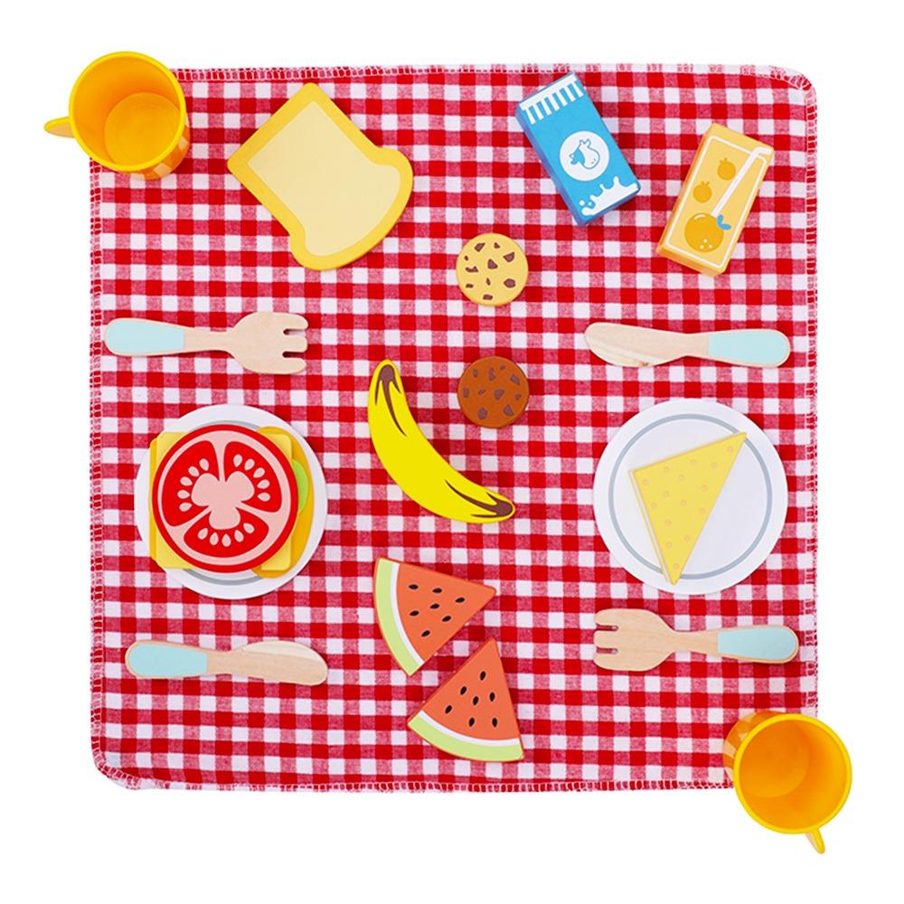 Wooden Picnic Basket Set - Barnshenn