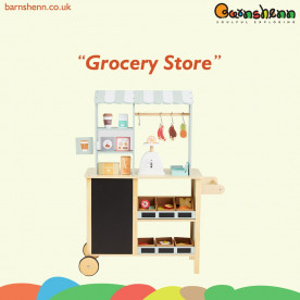 Wooden Grocery Store, Grocery Store Set, Children's Play Shop, Wooden Play toy, Kids Market Playset, Play Store for Kids