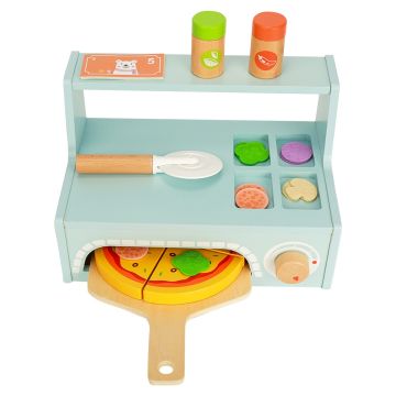 Wooden Pizza Oven Toy, 
Kids Pizza Oven Playset